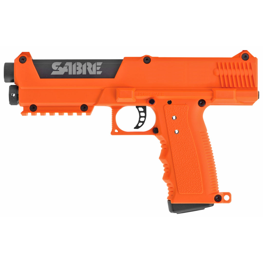 SABRE PEPPER SPRAY LAUNCHER & PEPPER BALL GUN / HOME SECURITY DEFENSE ...