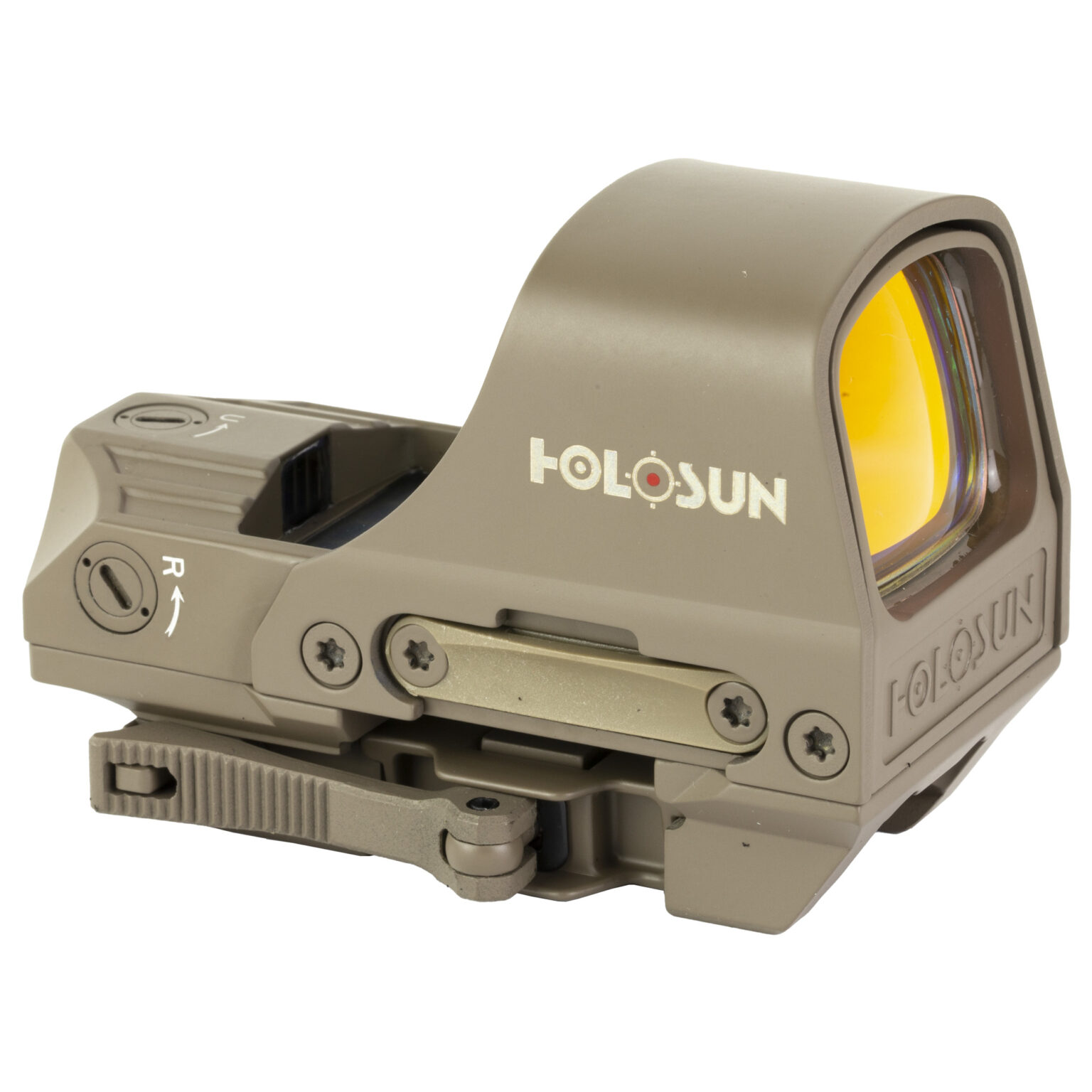 HOLOSUN HS510C SOLAR RED DOT REFLEX SIGHT WITH 2 MOA-65 MOA IN FDE ...